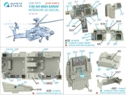 [사전 예약 ~9/26일] QDS-35104 1/35 AH-64DI Saraf 3D-Printed & coloured Interior on decal paper (Takom) (Small version)
