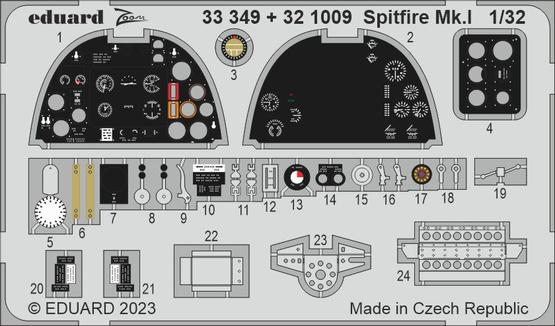 [사전 예약] 321009 1/32 Spitfire Mk.I 1/32 KOTARE