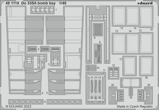 [사전 예약] 481115 1/48 Do 335A bomb bay 1/48 TAMIYA