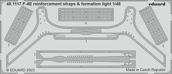 481117 1/48 F-4E reinforcement straps & formation lights 1/48 MENG