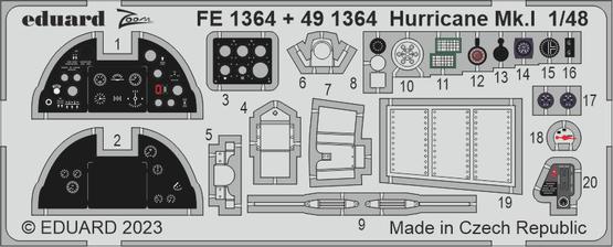 491364 1/48 Hurricane Mk.I 1/48 HOBBY BOSS