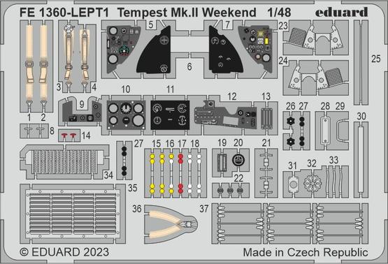[사전 예약] FE1360 1/48 Tempest Mk.II Weekend 1/48 EDUARD