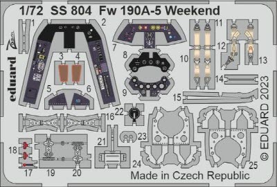[사전 예약] SS804 1/72 Fw 190A-5 Weekend 1/72 EDUARD