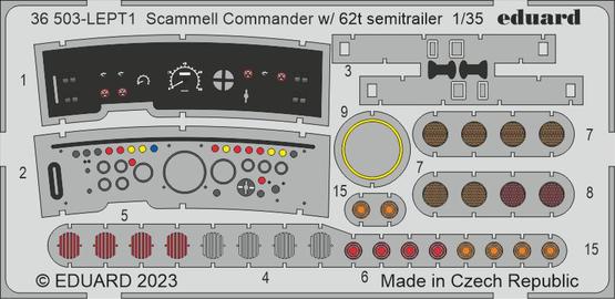 [사전 예약] 36503 1/35 Scammel Commander w/ 62t semitrailer 1/35 HOBBY BOSS