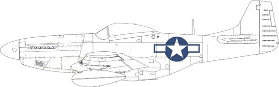 [사전 예약] EX954 1/48 P-51D national insignia 1/48 EDUARD