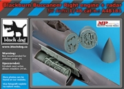 [사전 예약] A48181 1/48 Blackburn Buccanneer right engine+radar For Airfix
