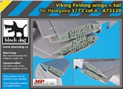 A72120 1/72 Viking folding wings+tail for Hasegawa