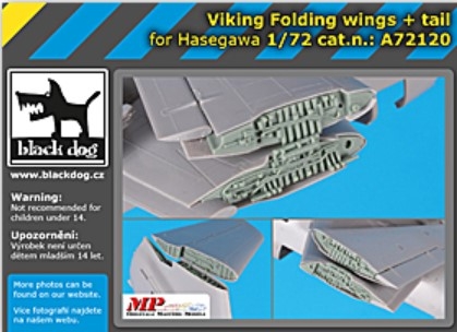 [사전 예약] A72120 1/72 Viking folding wings+tail for Hasegawa