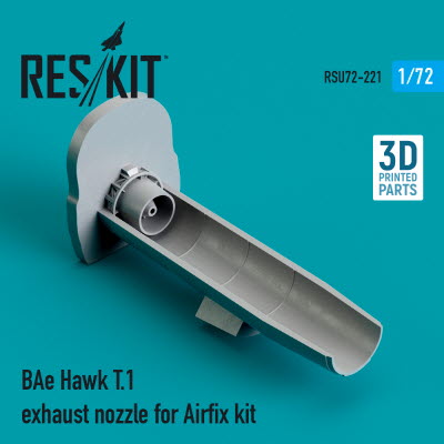 RSU72-0221 1/72 BAe Hawk T.1 exhaust nozzle for Airfix kit (3D printing) (1/72)