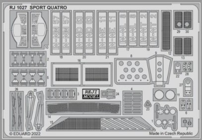 REJ1027 Photo-etched – special parts - Audi Quattro Sport 1/24