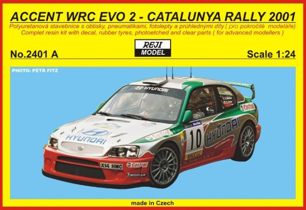REJ2401A Kit – Hyundai Accent WRC EVO 2 Catalunya rally 2001 1/24