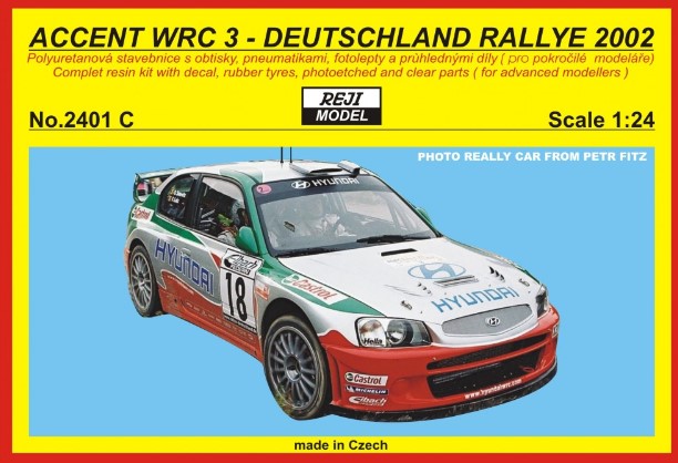 REJ2401C Kit – Hyundai Accent WRC EVO 3 Rallye Deutschland 2002 1/24