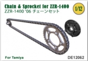 [사전 예약] DE12062 1/12 Chain & Sprocket set for ZZR-1400 '06