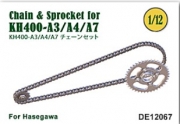 [사전 예약] DE12067 1/12 Chain & Sprocket set for KH400-A3/A4/A7