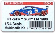 [SALE-사전 예약] ST27-FK2472 1/24 F1 GT-R " Gulf" LM/SUZUKA 1996 1/2/3/4