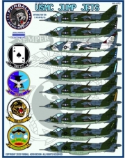 FUR48-073 1/48 AV-8A/C USMC Jump Jets