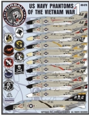 FUR48-076 1/48 USN Phantoms of the Vietnam War