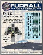 [사전 예약 ~9/23일] FUR48-078 1/48 F-15E Cockpit Detail Set