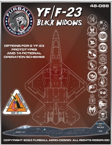 FUR48-088 1/48 YF/F-23 Black Widows