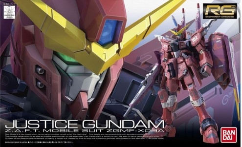[사전 예약] BAN976512 1/144 RG ZGMF-X09A Justice Gundam