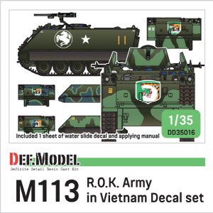 DD35016 1/35 M113 ROK Army in Vietnam decal set
