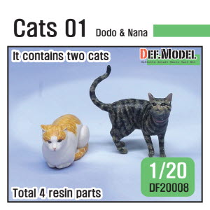 DF20008 1/20th Cats \"Dodo & Nana\"