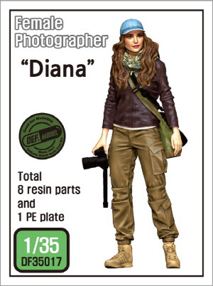DF35017 1/35 Female photographer \"Diana\"