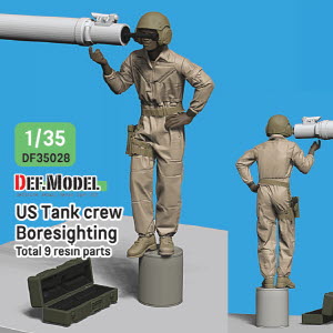 DF35028 1/35 Modern US Tank crew Boresighting(included 3D printed M27A3 boresight part)