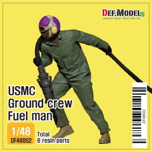 DF48002 1/48 Modern USMC Ground crew Fuel man(included 3D printed nozzle part)