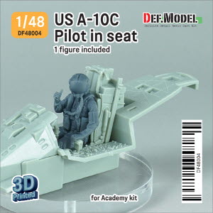 DF48004 1/48 US A-10C Pilot in seat (for Academy A-10C kit)