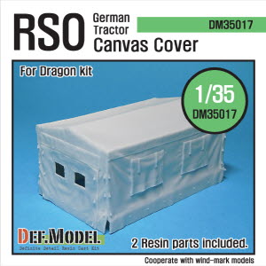 DM35017 1/35 RSO Tractor Canvers Cover (for Dragon 1/35)