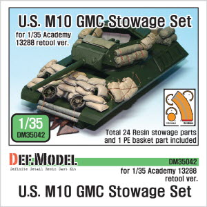 DM35042 1/35 M10 GMC Stowage set(for Academy M10 GMC 신판)