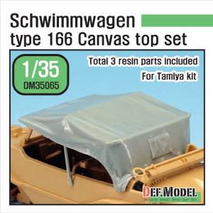 DM35065 1/35 Schwimmwagen Type 166 Canvas top (for Tamiya 1/35)