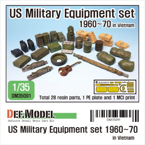 DM35091 1/35 1960~70 US Military Equipment set in Vietnam
