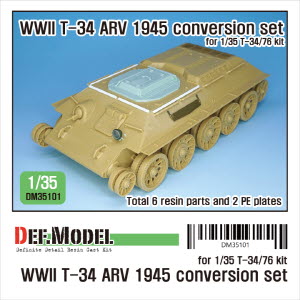 DM35101 1/35 WWII Soviet T-34 ARV 1945 coversion set ( for 1/35 T-34 kit)