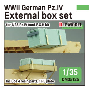 DM35125 1/35 WWII German Pz.IV External box set (for Pz.IV Ausf.F.G H kit)