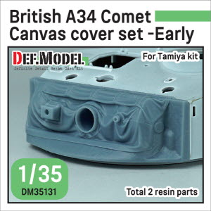 [사전 예약 ~10/4일] DM35131 1/35 British A34 Comet Canvas Cover set- Early (for 1/35 Tamiya kit)