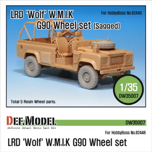 DW35007 1/35 LRD XD Wolf \'W.M.I.K\' G90 Sagged Wheel set (for Hobbyboss 1/35)
