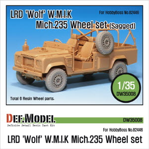DW35008 1/35 LRD XD Wolf \'W.M.I.K\' Mich.235 Sagged Wheel set (for Hobbyboss 1/35)