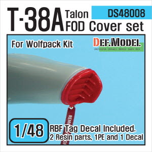 [사전 예약 ~10/4일] DS48008 1/48 T-38A Talon FOD Cover set(for Wolfpack 1/48)