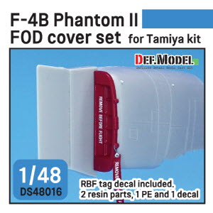 [사전 예약 ~10/4일] DS48016 1/48 F-4B Phantom II FOD Cover set (for Tamiya new 1/48)