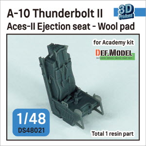 [사전 예약 ~10/4일] DS48021 1/48 A-10 Thunderbolt II Ace-II Ejection seat (Wool pad) for Academy 1/48 kit