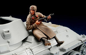 [사전 예약 ~10/4일] DO35010 1/35 WWII Russian winter tank rider #1 (재판)