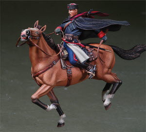DO35C09 1/35 WWII Russian Cossack Cavalry W/ Whip