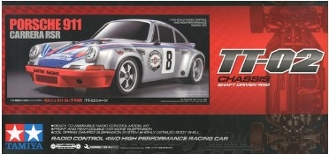 [사전 예약] 58571 1/10 RC Porsche 911 Carrera RSR (TT-02 Chassis)