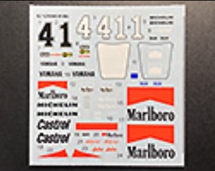 [사전 예약] KWD-92YZR2 1/12 1992 YZR500 #1/#4 Trans Kit Spare Silk Screen Decal