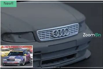 [사전 예약 ~12/3일] Z147 1/24 Audi A4 BTCC Front Grille