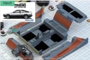 [사전 예약 ~12/3일] ZC013 1/24 Carpet set - Toyota AE86 - Black