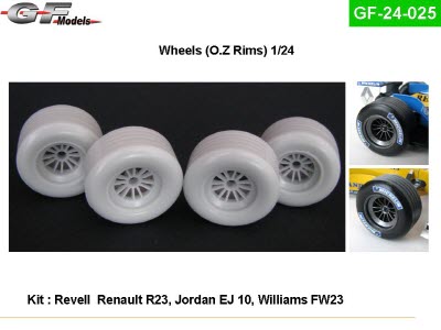 [사전 예약] GF-24-025 1/24 Wheels x 4 type: OZ R23/FW23...
