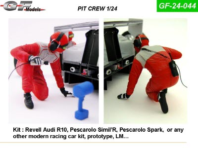 [사전 예약] GF-24-044 1/24 Pit crew (rear jack)